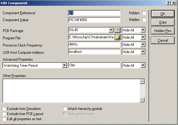 Proteus и два с половиной hello world для UART и USB на микроконтроллере