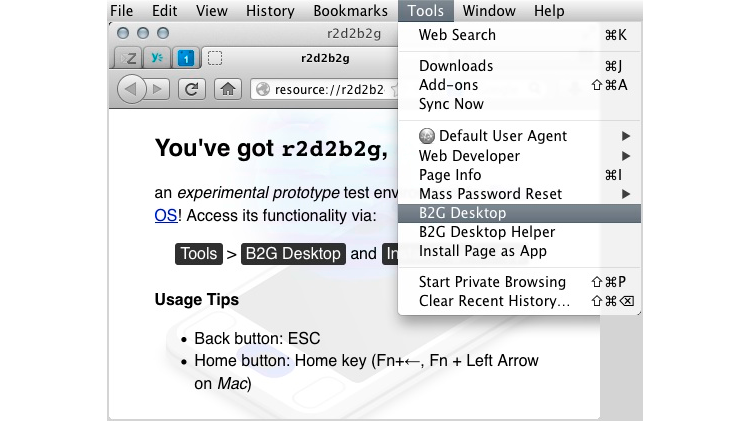 R2D2B2G — запуск Firefox OS на своем компьютере