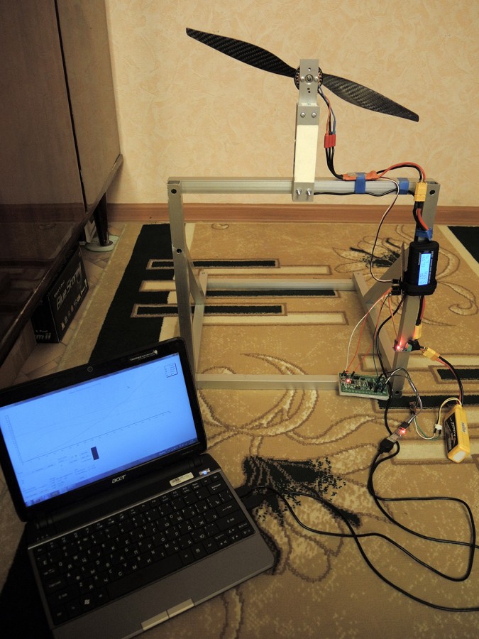 RThrust — система автоматического тестирования БК моторов