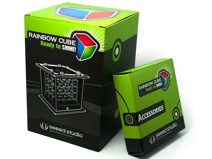 Rainbow Cube — куб с RGB диодами