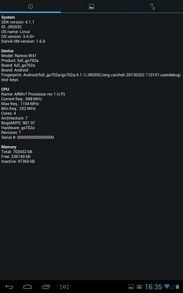 Ramos W41 — 4 х ядерный планшет по доступной цене image