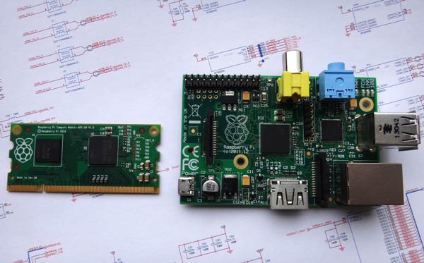 Raspberry Pi Compute Module — известный микрокомпьютер стал еще меньше, приняв форму модуля SO-DIMM