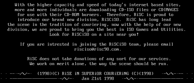 RiSCiSO — ещё одна группа сценеров, попавшая под удар ФБР RiSCiSO — ещё одна группа сценеров, попавшая под удар ФБР
