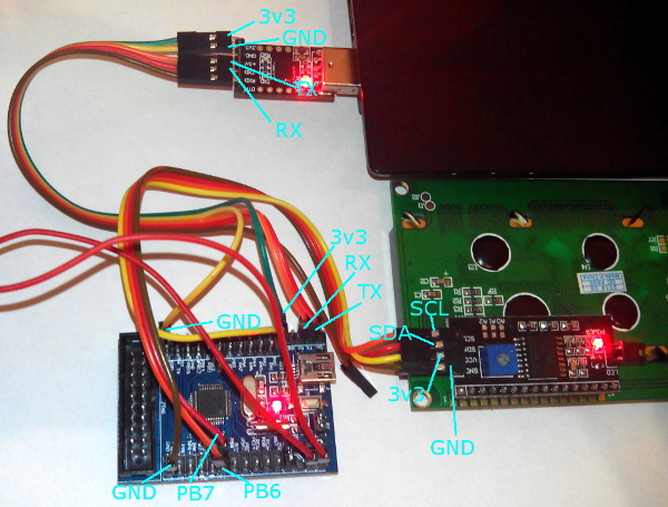 STM32 и LCD через I2C