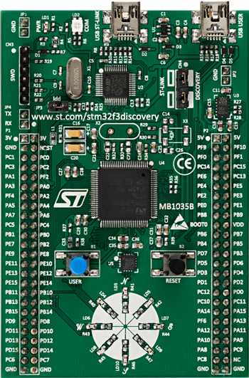 STM32F3DISCOVERY, акселерометры, шаговые двигатели и немного магии image