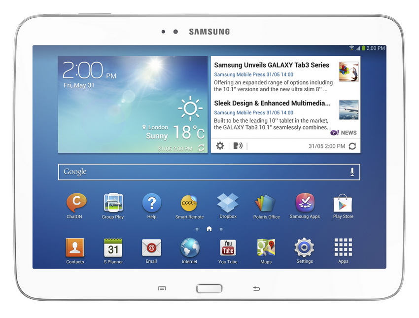 Samsung GALAXY Tab 3: 7", 8" и 10" третьего поколения