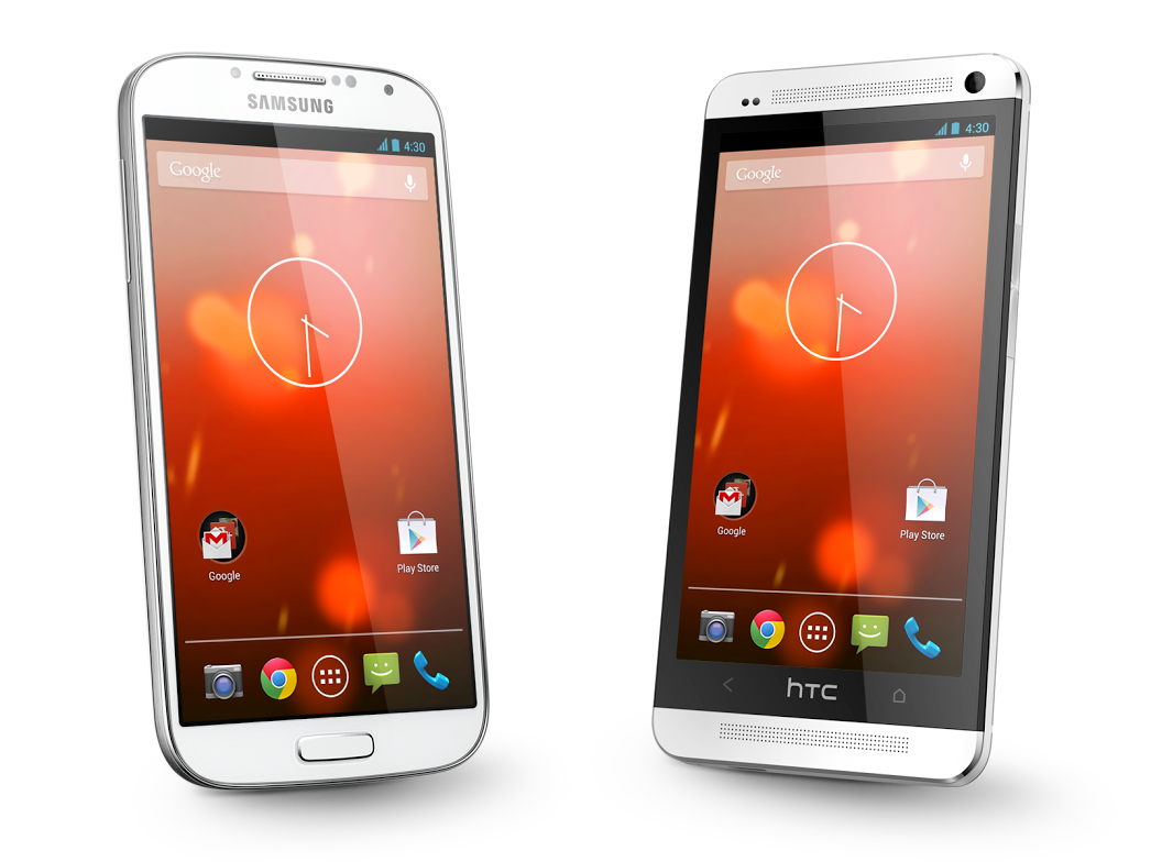 Samsung Galaxy S4 и HTC One доступны для заказа в Google Play