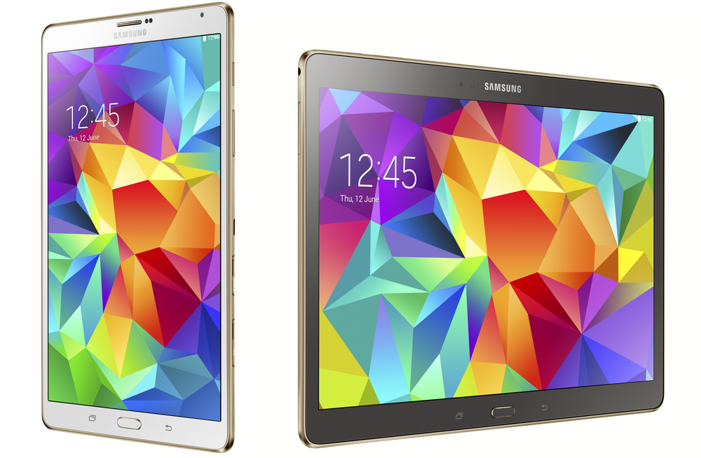 Samsung представила новые планшеты GALAXY Tab S с экраном Super AMOLED