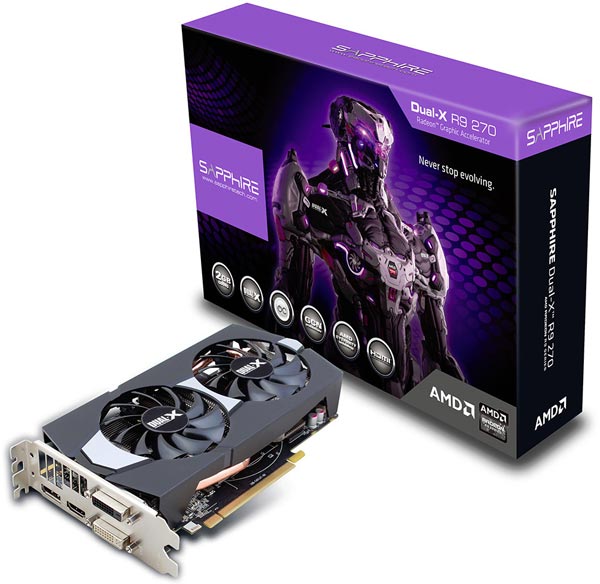 Карта Sapphire Radeon R9 270 Dual-X будет стоить менее $150