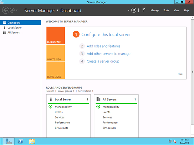 Server Manager в Windows Server 2012: что нового?