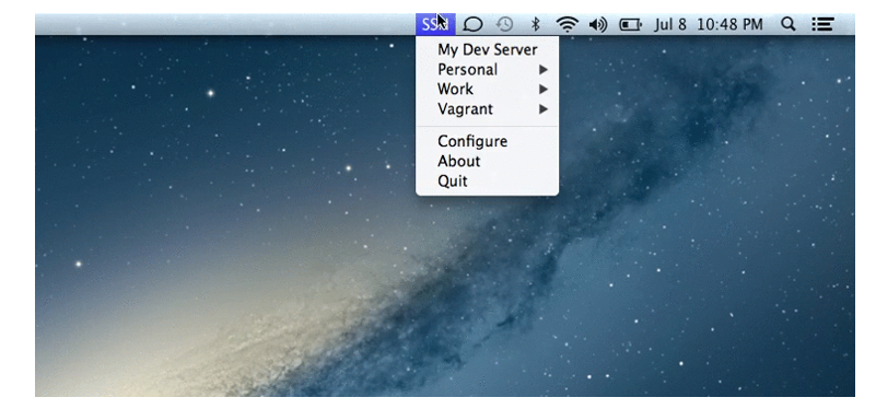 Shuttle и Alfred: быстрый доступ к SSH в OS X image