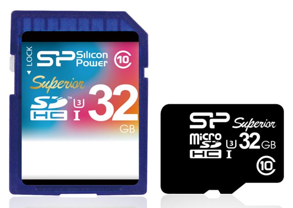 В режиме чтения карточки памяти Silicon Power Superior UHS-1 (U3) развивают скорость до 90 МБ/с