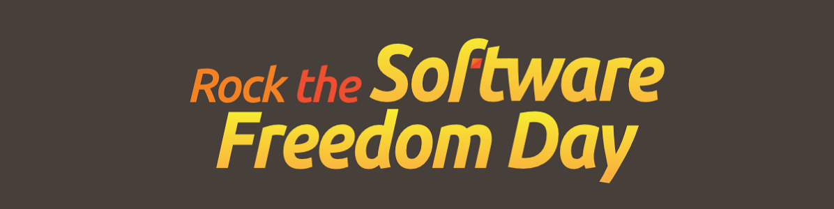 Freedom day animation. Software Freedom Day.