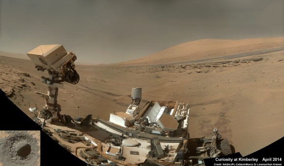 Sol 610: «живая» панорама Марса и Curiosity