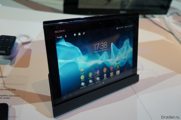 Sony Xperia Tablet S — тонкий и алюминиевый [First look]