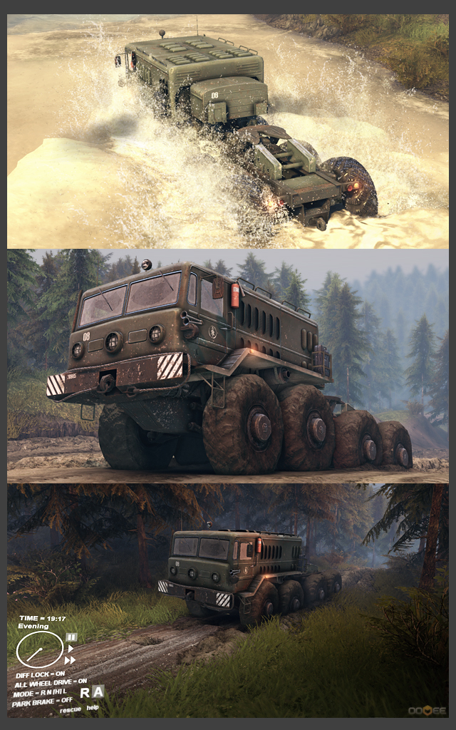 Spintires — (симулятор грязевиков на Kickstarter) — «тайга которой нужны ваши крылья»