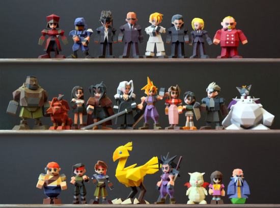 Square Enix запретила художнику продавать отпечатанные 3D фигурки персонажей Final Fantasy VII