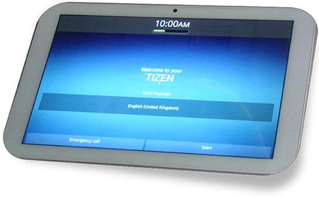 10-дюймовый планшет Systena под управлением ОС Tizen
