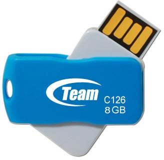 Накопители Team C126 оснащены интерфейсом USB 2.0