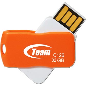 Накопители Team C126 оснащены интерфейсом USB 2.0