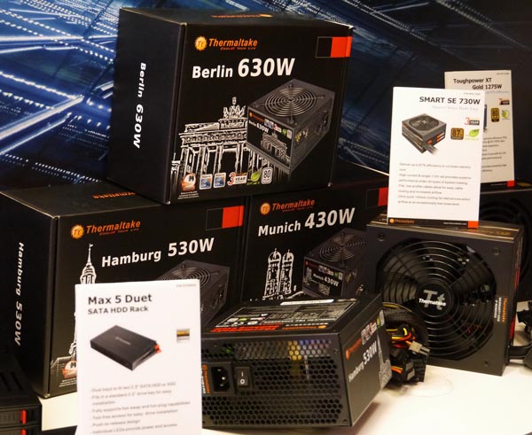 Thermaltake на CeBIT — корпуса и блоки питания