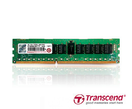 Серверные модули памяти Transcend RDIMM DDR3L-1600 объемом 8 ГБ работают при напряжении 1,35 В
