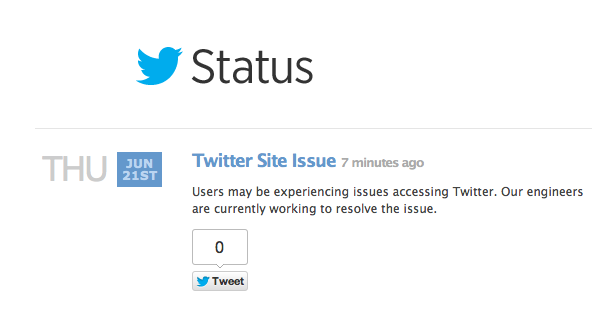 Twitter упал и давай валяться Twitter упал и давай валяться