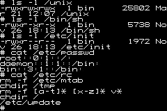 UNIX® на приставке Game Boy Advance image