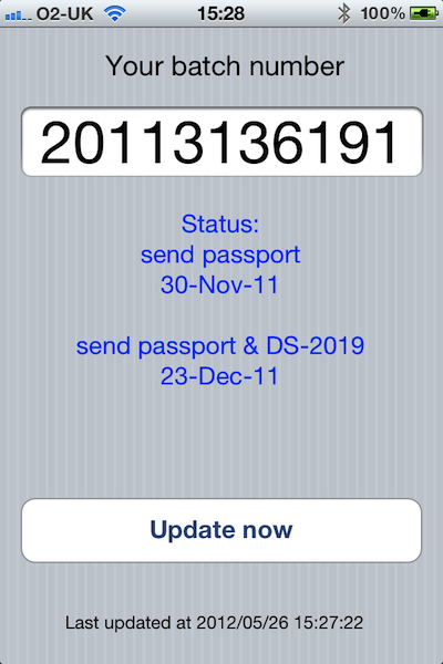 US Visa: Мое первое приложение для iPhone