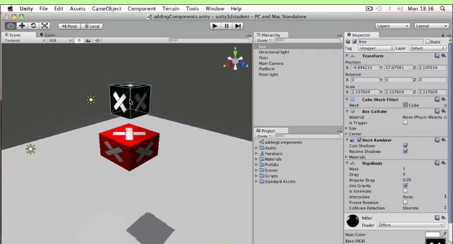 Unity3d. Уроки от Unity 3D Student (B13 B16)