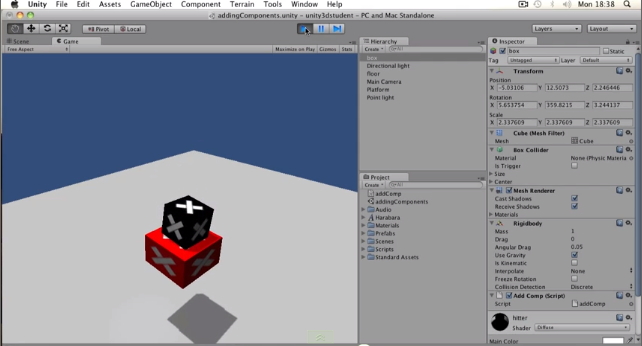 Unity3d. Уроки от Unity 3D Student (B13 B16)