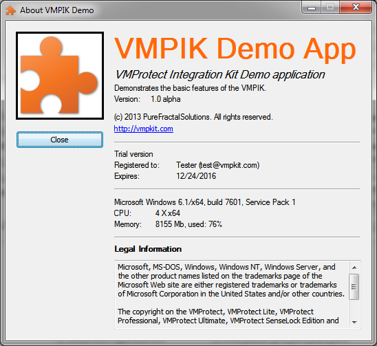 VMPKit — интеграция протектора VMProtect в Windows приложение. Часть вторая. Протоколирование и GUI