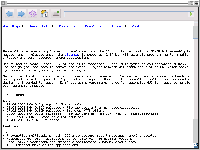 WebView или история о том, как в KolibriOS браузер писался WebView или история о том, как в KolibriOS браузер писался