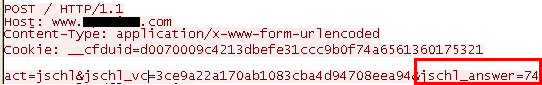 Win32/DoS.OutFlare.A нацелен на обход anti DDOS сервиса CloudFlare