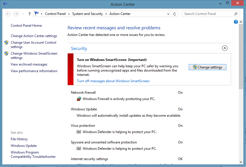 Windows 8 сообщает Microsoft о любых устанавливаемых программах