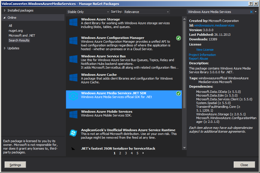 Windows Azure Media Services vs. Amazon Elastic Transcoder. Часть 1: Windows Azure Media Services