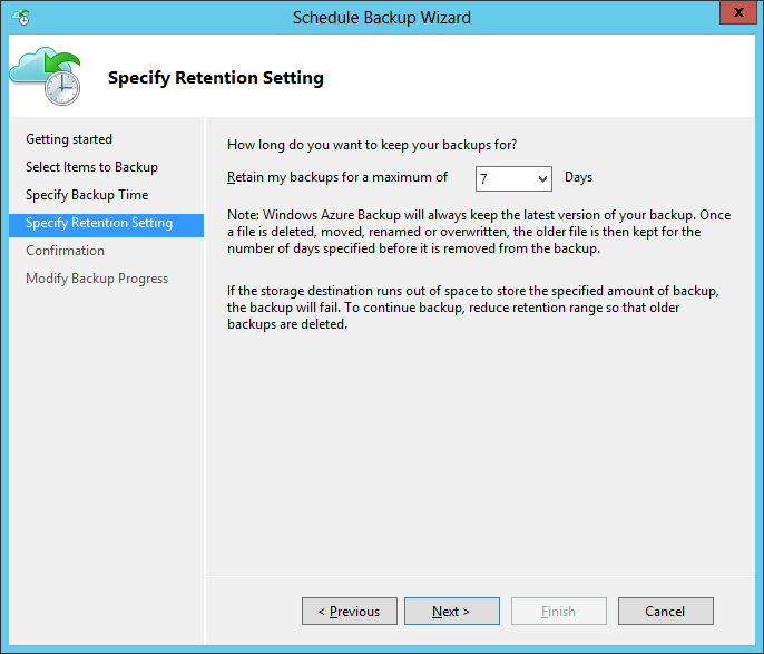 Windows Azure Recovery Services. Часть 3: Работа с Backup Agent