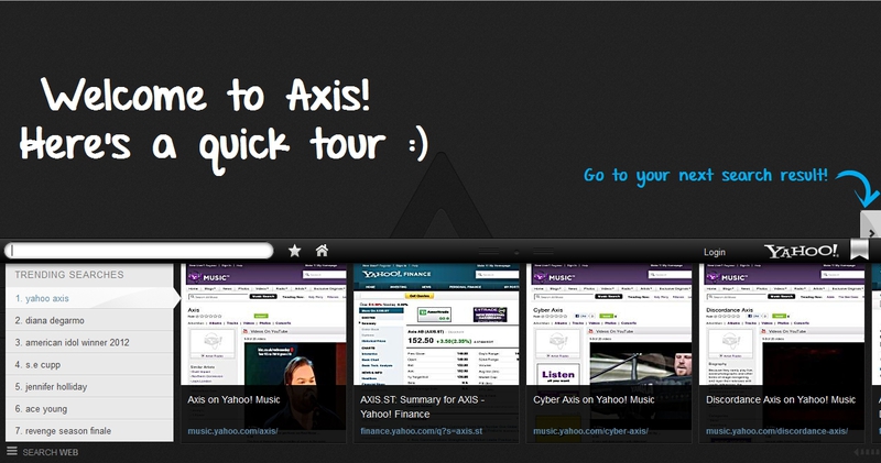 Yahoo! выпустила свой браузер Axis