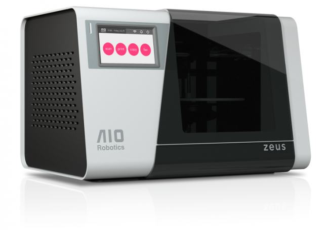ZEUS: 3D копировальная машина все в одном (3D принтер + 3D сканер + 3D копир + факс)