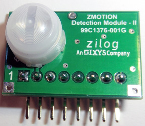 Использование готового модуля обнаружения движения Zilog Zmotion Detection Module II сокращает время разработки электронных устройств