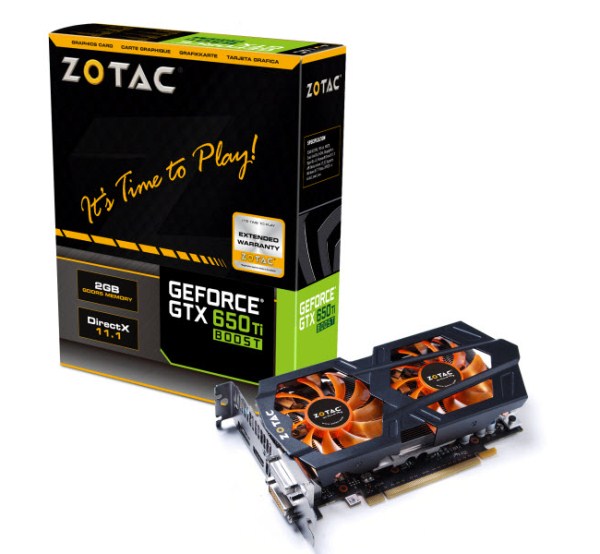 Zotac GeForce GTX 650 Ti Boost