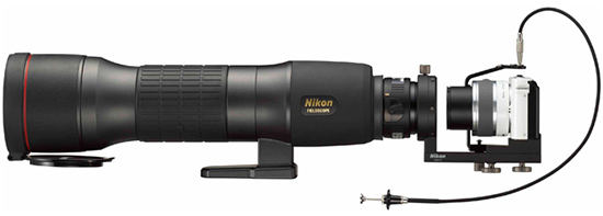 Адаптер и кронштейн Nikon DSA-N1 и DSB-N1 позволяют использовать подзорные трубы Nikon Fieldscope совместно с камерами Nikon 1