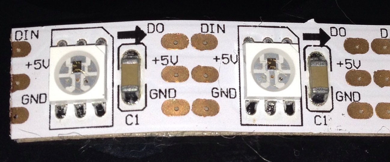 Аналог ambilight из LED ленты WS2812, arduino и киндер сюрприза