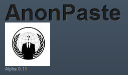 Анонимусы создали свою альтернативу Pastebin