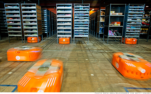 Армия роботов вторгнется на склады Amazon image