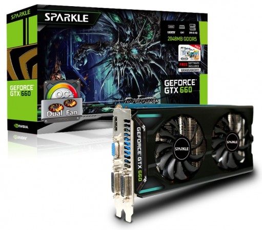 Ассортимент Sparkle пополнился 3D-картами GTX 660 OC Dual Fan, GTX 650Ti Super OC Dual Fan и GTX 650Ti OC Dual Fan