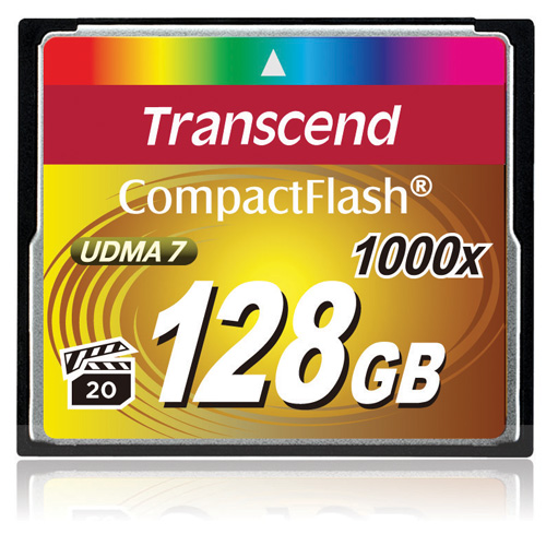 Ассортимент Transcend пополнили карты памяти 1000x CompactFlash