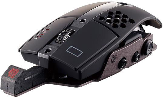 В мыши Tt eSports Level 10 M Hybrid используется лазерный датчик разрешением 8200 точек на дюйм