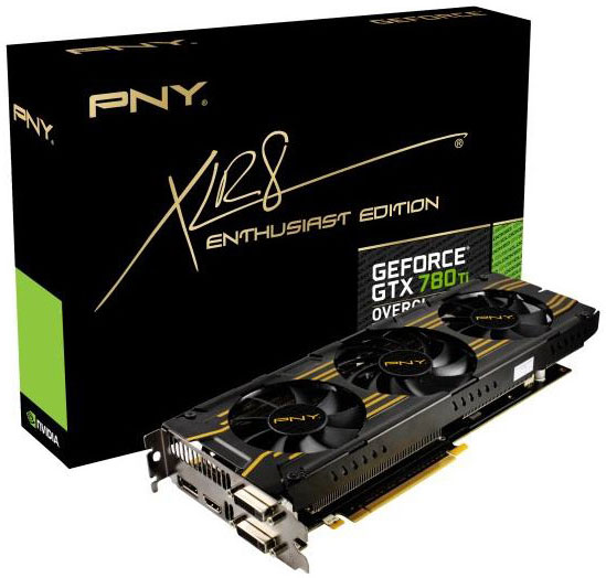 Ассортимент видеокарт PNY пополнился моделями GeForce GTX 780 Ti OC и GeForce GTX 780 Ti Custom PNY GeForce GTX 780 Ti OC