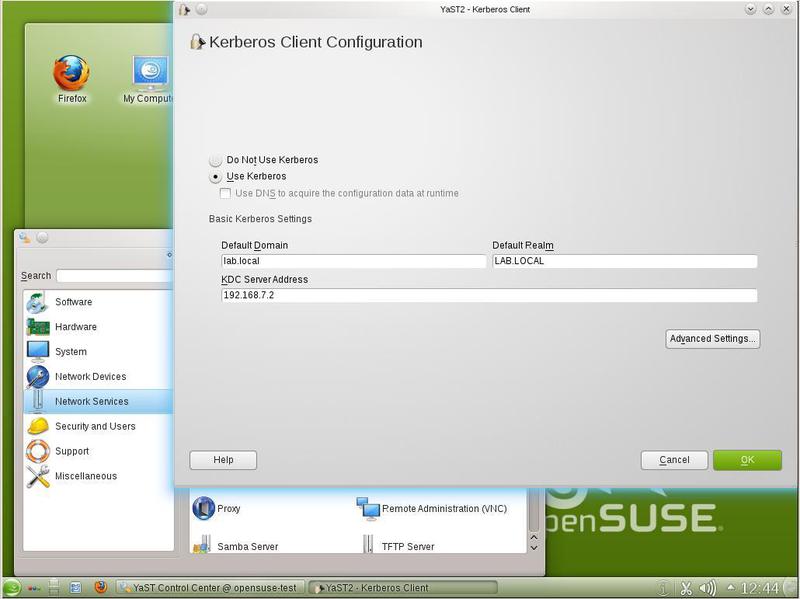 Аутентификация файловых серверов SUSE Linux в домене Windows на базе AD Аутентификация файловых серверов SUSE Linux в домене Windows на базе AD